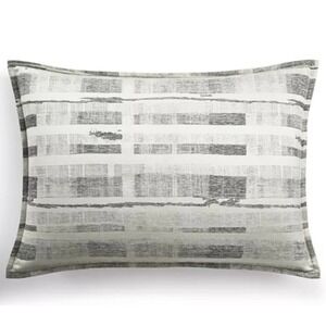 Hotel Collection Broken Stripe (2) Standard Shams, NEW $240 Pillowcases